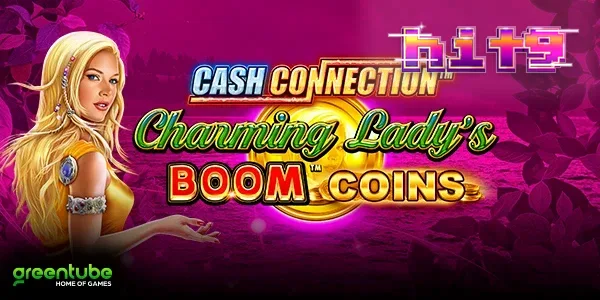 Tampilan visual slot Cash Connection Charming Lady’s Boom Coins